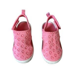 Carter's Water Shoes - Pink Heart Print (Toddler Size 5)